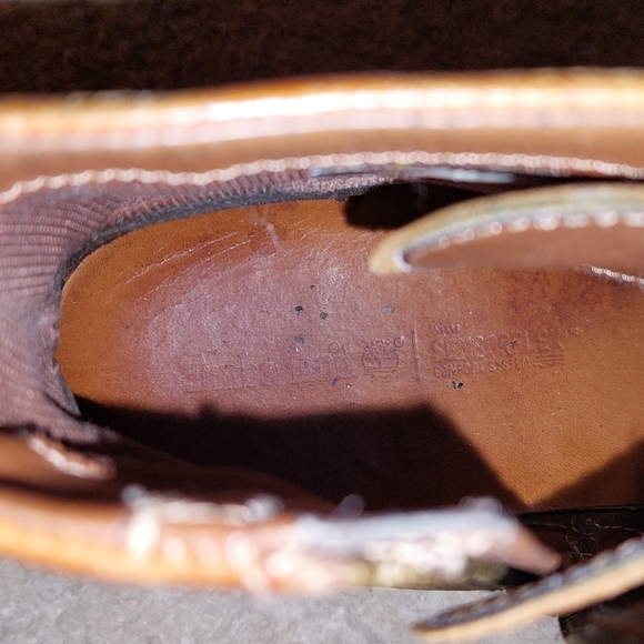 Timberland US mens 12 auburn leather boots - Picture 8 of 8